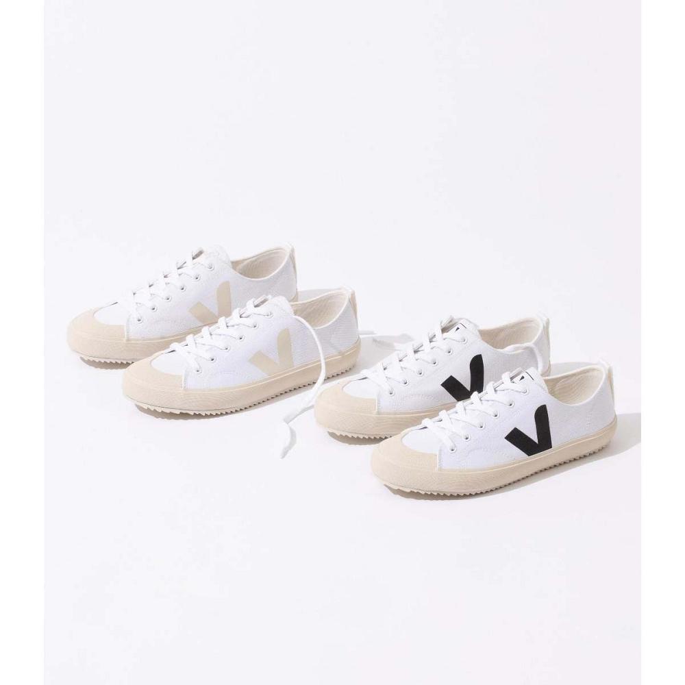 Veja NOVA CANVAS Sko Dame White/Black | NO 480QMA